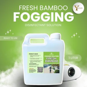 1L Fresh Bamboo Fogging Disinfectant Solution - Suitable for Fogging Machine & Ready to Use