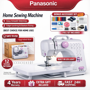 Panasonic Portable Sewing Machine YASM 505A Pro Upgraded12 Sewing Portable Mini Sewing Machine