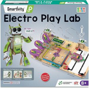 Smartivity STEM Electricity Kit for Kids 8-14 | DIY Circuit & Electric Robot Science Kit | Educational Learning Activity