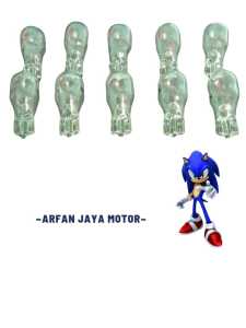 GROSIR Bohlam Sen Kuning T13 12V 10W 10PCS