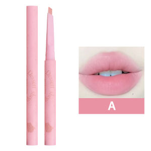 VEDO💕COD Lip Pensil Liner Tahan Air Berputar Lipstik Otomatis yang Tahan Lama Pensil Bentuk Bibir Garis Besar yang Tidak Memudar