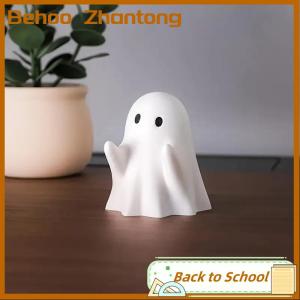 Behoo Funny Ghost Pen Holder Spooky Ghost Figurine Design Pencil Holder For Desk Organizer Accessory Gifts For Families Friends