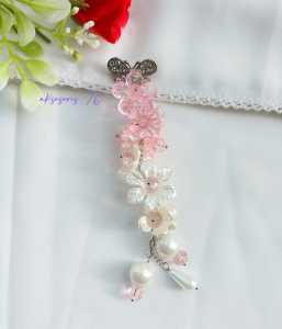 Aksesoris 76 - Bros Dagu Panjang/ Peniti Dagu Junai Hijab Model Terbaru/ Pin Hijab  Handmade76