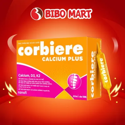 Thực Phẩm Bảo Vệ Sức Khỏe Corbiere Calcium Plus D3K2 Sanofi 10ML - Bibomart