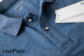 Áo thun polo nam cooPure chất vải 100% cotton, họa tiết Diamond NO. 1685. 