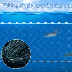 Clear Green White Fishing Net with Float Fish Trap Small Net Gill