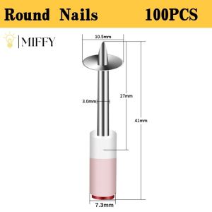 MIFFY M8 Thread Nail Professional Nail For Construction Sites Stainless Steel 7.3MM Durable Nail with Nut