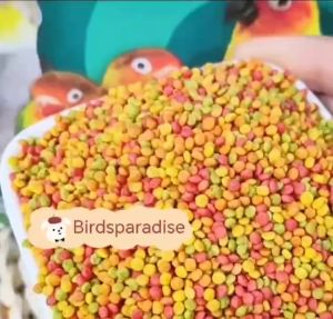 100/200/500g Organic pellet Mix veggies & fruit for Budgie LoveBird Parrot Bird Feed