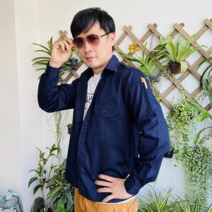 เสื้อช่างแขนยาว เอวจั๊ม เสื้อช่างผ้าคอมฯ อย่างดี มี 2 สี📌