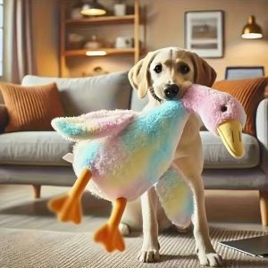NOCASE 50cm Energy Release Duck Plush Dogs Toy Goose Dolls Soft Cats Toy Cute Cartoon Pet Companion Toy