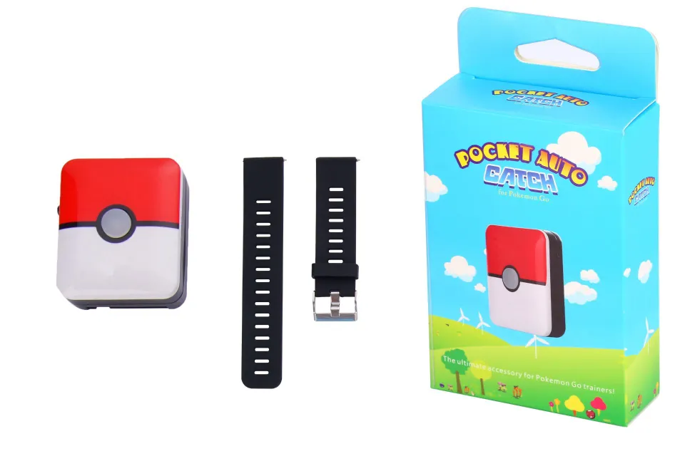 New Auto Catch Square Bracelet Rechargeable Pokemon Go Plus