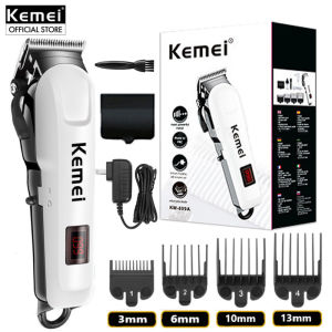 Kemei KM-809A Hair Clipper Rechargeable Salon Hair Trimmer For Men Original Electric Barber Haircut Machine