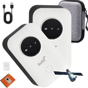 Ultralink Pocket [Free Internet in Your Pocket] Ultralink Pocket WiFi Ultralink Pocket Router High Speed Smart Router Portable Satellite Internet Router WiFi Ultra Link Router (2 PCS)