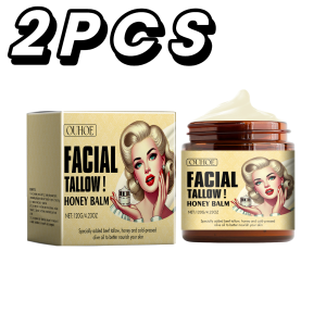 new Whipped Beef Tallow Honey Balm Moisturizing Beef Tallow Face Cream Body Lotion Natural Grass Fed Grass Finished Face Cream Care hot