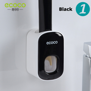 ECOCO Automated Wall Mounted Toothpaste Squeezer Automatic Toothpaste Squeezer Dispenser Household Toothpaste Dispenser Auto Squeezing Bathroom Ubat gigi dipenser 免打孔牙膏挤压器 牙膏器 挤牙膏