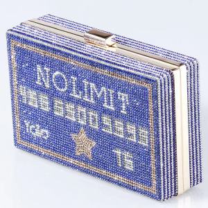 Fashion Bling Rhinestone Crystal Clutches Wedding Evening Bags Creative Tape Shaped Luxury Diamond Women Clutch Money Purse