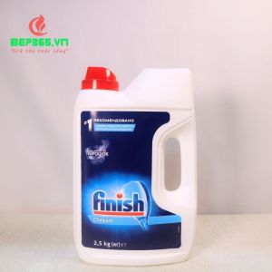 Bột rửa bát Finish Classic – Dùng cho máy rửa chén – Can tiết kiệm – Sạch bong không cặn – Can 1kg hương chanh | Can 2.5kg chính hãng