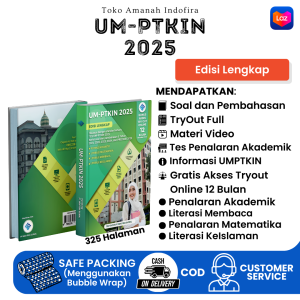 New Buku Terbaru UM-PTKIN (Edisi Lengkap & Edisi Hemat + Gratis E-Learning) Sesuai Dengan Kisi-Kisi UMPTKIN