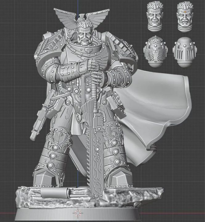 Rogal Dorn miniature (Primarch of the Imperial Fists) Horus Heresy ...