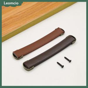 [Leomcio] เฟอร์นิเจอร์จับตู้เสื้อผ้าลิ้นชักดึงตู้ครัวหนังมือจับ