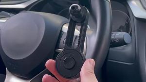 PZK Car Phone Mount for 2016- Honda Civic Accessories 7-inch Screen 10th Gen Civic Auto Lock Car Phone Holder Cradles with 360 ° Rotating Extension Rod LX/EX/Touring/Si/EX-L Not Affect Vent