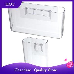 [Chandrae] กล่องเก็บของติดผนังโปร่งใสติดผนังแบบไม่เจาะติดผนังที่สำคัญที่บ้านเครื่องสำอางที่แขวนติดผนังกล่องเก็บของ