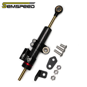 SEMSPEED Motorcycle CNC Engine Steering Damper Stabilizer Mount Support Kit For Yamaha XMAX 300 250 125 V1 V2 2017-2025