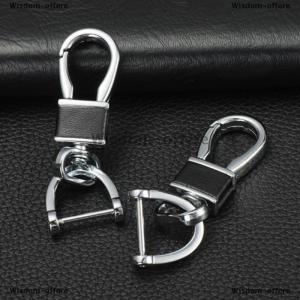 [COD] Wisdom-offere Car Keychain Thick Rod Classic D Shape Horseshoe Key Holder
