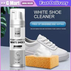 200ML Shoe Cleaner Foam Ready To Use Foam Shoe Cleaner Sneakers Kit for Leather Shoes Whites Shoes Nubuck Sneakers Shoes Canvas