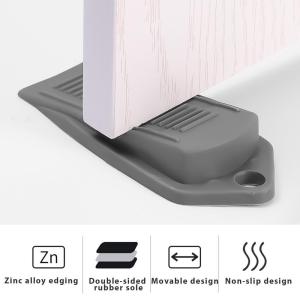 3Pcs Rubber Wedge Door Guards / Anti Pinch Hand Door Guards / Baby Safety Protectors / Household Office Door Guards