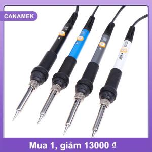 【CANAMEK】 Mini hàn sắt có thể điều chỉnh nhiệt độ điện hàn sắt trạm làm lại Mini xử lý nhiệt bút chì hàn công cụ sửa chữa 60W