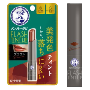 【Direct From Japan】Mentholatum Flash Tint Lip 5 types/2g SPF26/PA+++ Long-Lasting Moisturizing