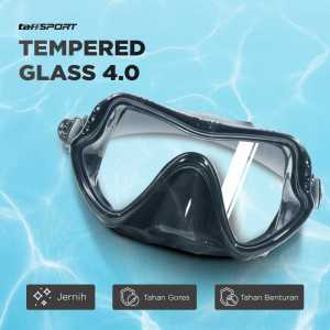 COD Kirim Cepat TaffSPORT Kacamata Selam Diving Snorkeling Anti Kabut Tempered Glass AS303JF