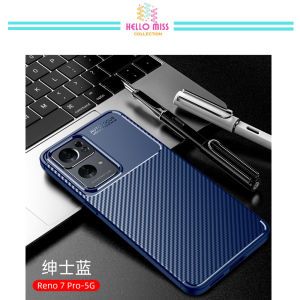 OPPO RENO 7PRO (5G) CARBON TEXTURE SOFT TPU BACK CASE
