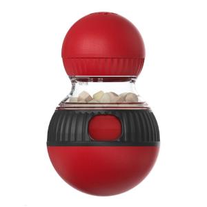 ขนมสุนัขรางวัลลูกบอลของเล่นซ่อนขนมของเล่นให้อาหารจิ๊กซอล์รั่วสำหรับการป้อนช้า