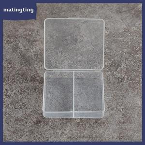 matingting Vuông nhựa trong suốt hộp lưu trữ các mặt hàng nhỏ đồ lặt vặt Organizer trường hợp đồ trang sức hạt container hộp công cụ phụ kiện