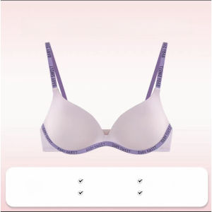 【SINGABRALETTE】Letter Strap Bra Seamless Push-Up Bra หน้าอกเล็ก Gathering ไร้สายฤดูร้อน Breathable Ultra-Thin Modal 衣