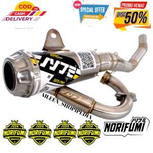 Knalpot Norifumi JUMPZ Bore Up Kompetisi Pnp Klxbfse dtracker 150 Crf 150 l Wr 155r Full System