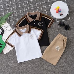 Baby Boys' Terno School Uniform & Cotton Polo Shirt Set