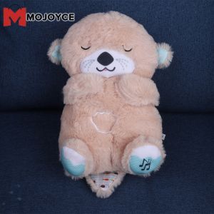 Mojoyce Rái cá ánh sáng âm nhạc lên âm nhạc nhồi bông hát búp bê giống thực hát quà sinh nhật cho trẻ em trẻ mới biết đi
