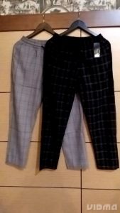 Celana Panjang Kotak import  merk Neron fashion bawahan wanita kekinian