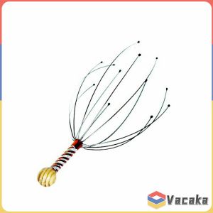 Head Neck Scalp Massager Massage Octopus Stress Release Octopus Head Massager Mixed Colors