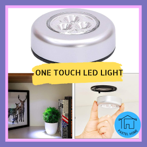 PH Battery Powered Wireless Mini LED Light Stick Tap Touch Lamp Stick-on Push Light Wall Staircase LED Light