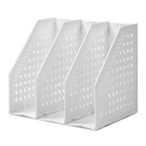 Heavy Duty Plastic Foldable Desktop File Tray Organizers With Modular Design For Home Office Organization Space Saving