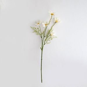 Bunga Palsu Plastik Small Daisy 5 Head Chamomile Artificial Flower Photo Props