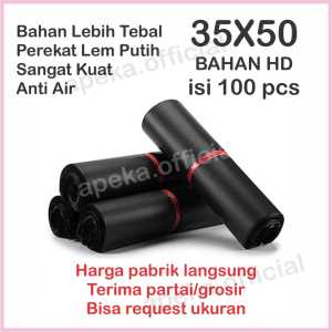 PROMO PLASTIK POLYMAILER POLYMER POLIMER PACKINGAN ONLINE SHOPE AMPLOP PLASTIK UK 35X50CM