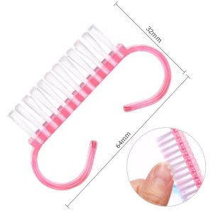 10pcs Acrylic Nail Cleaning Brushes Nail Art Horn Brush Nail Manicure Pedicure Soft Remove Dust Tool Manicure Accessories