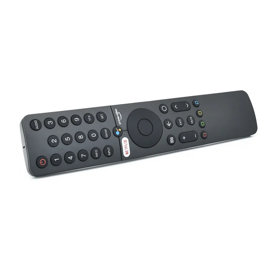 Telecomando Sostitutivo con Voce XMRM-19 per Xiaomi MI P1/Q1 32/43/55/75, Android Smart TV L32M6-6AEU L50M6-6AEU L55M6-6ESG L75M6-ESG – IR 3.0 + Bluetooth, Plug&Play, Controllo Preciso