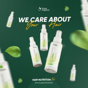 Green Angelica Paket Combo 2 Penumbuh Rambut dan Mencegah Kerontokkan