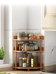 Kitchen Storage Shelf kitchen corner rack Simple Storage Rack Desktop Countertop Seasoning Supplies